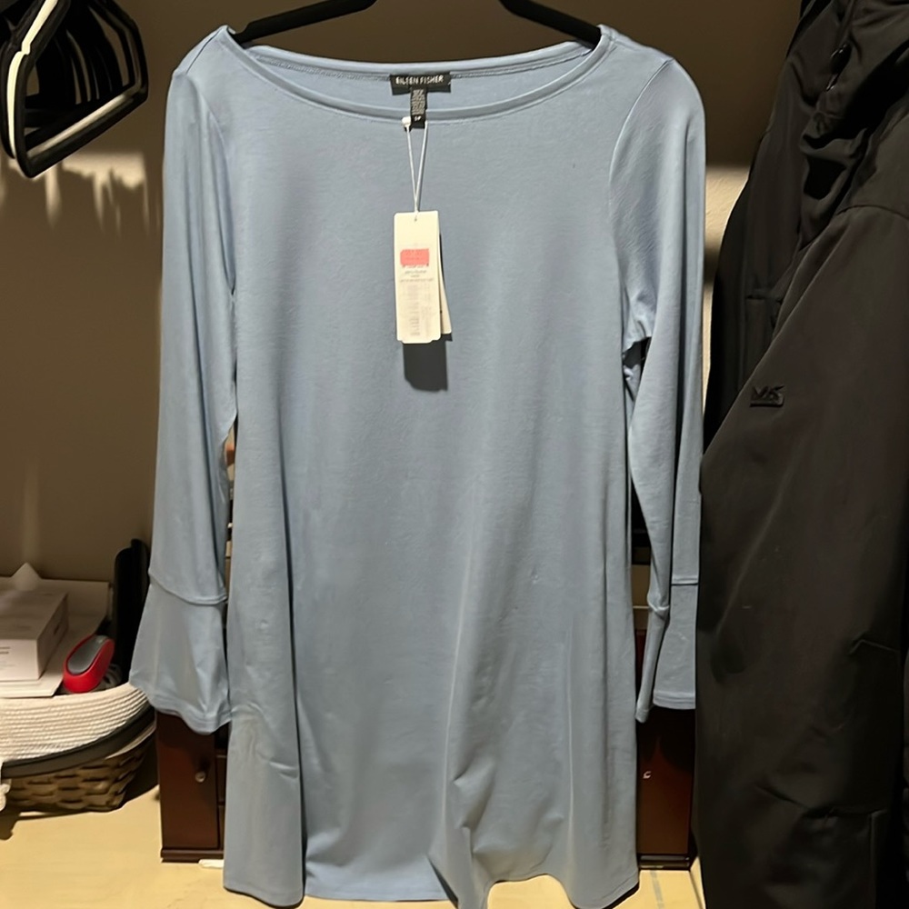Eileen Fisher tunic with bell sleeves